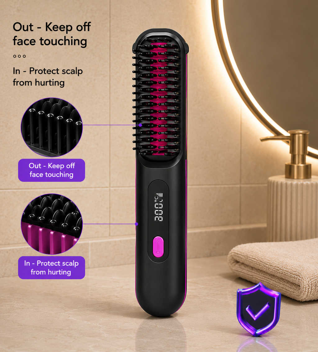 Maison Seoul - Cordless Hair Straightener & Curler